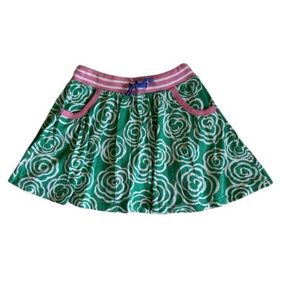 Mini Boden Girls Green & Pink Floral Print Skort Size 9-10Y - Picture 2 of 7